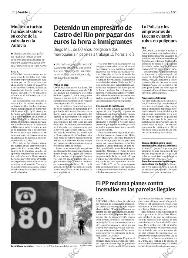 ABC CORDOBA 26-08-2004 página 28