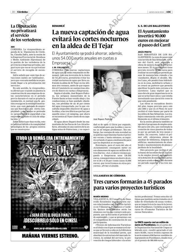 ABC CORDOBA 26-08-2004 página 30