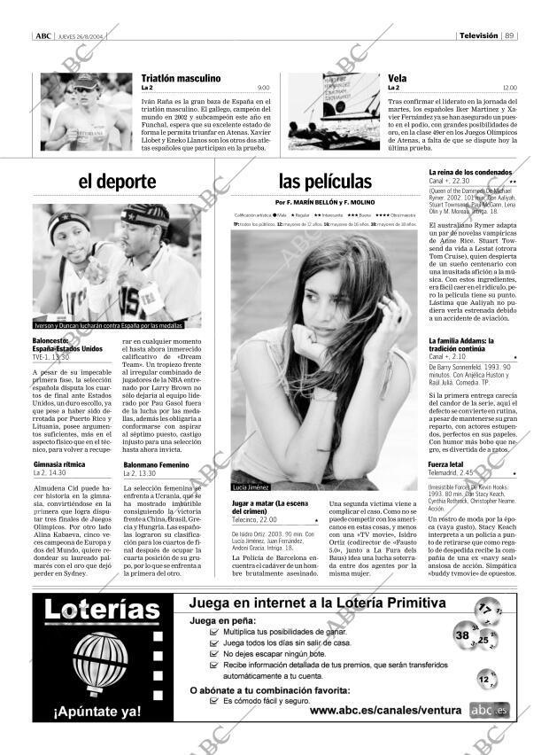 ABC CORDOBA 26-08-2004 página 89
