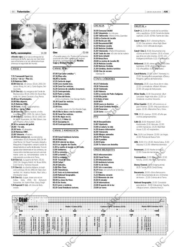 ABC CORDOBA 26-08-2004 página 90