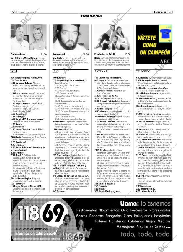 ABC CORDOBA 26-08-2004 página 91