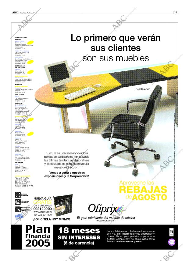 ABC MADRID 26-08-2004 página 19