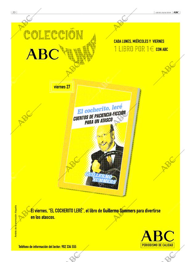 ABC MADRID 26-08-2004 página 20