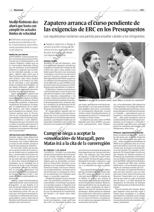 ABC CORDOBA 27-08-2004 página 12