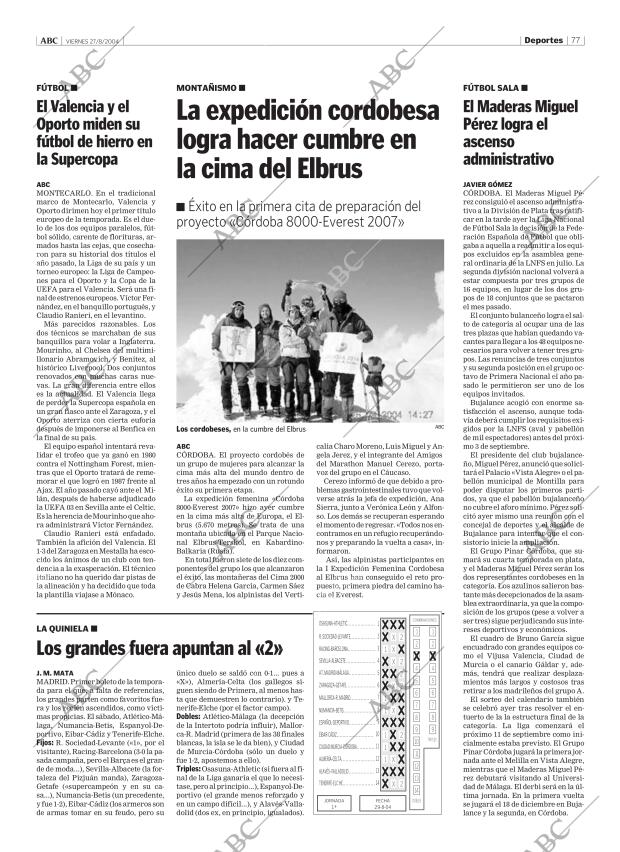 ABC CORDOBA 27-08-2004 página 77