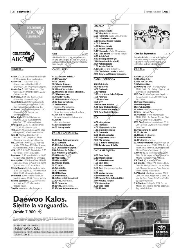 ABC CORDOBA 27-08-2004 página 98