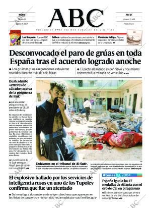 ABC MADRID 28-08-2004 página 1