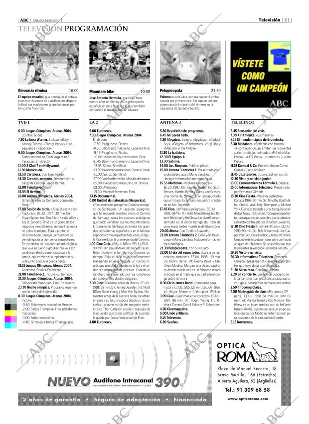 ABC MADRID 28-08-2004 página 111
