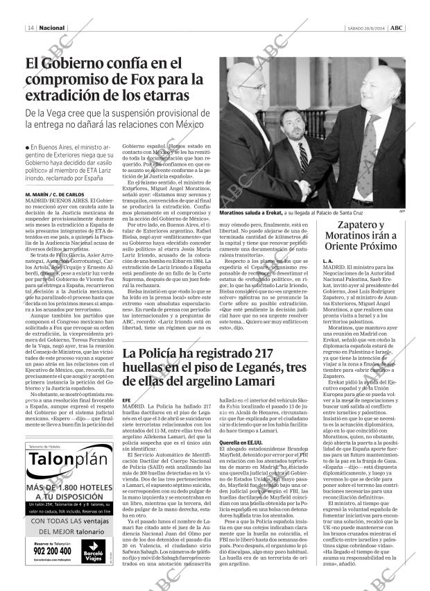 ABC MADRID 28-08-2004 página 14