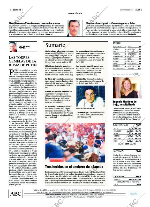 ABC MADRID 28-08-2004 página 2