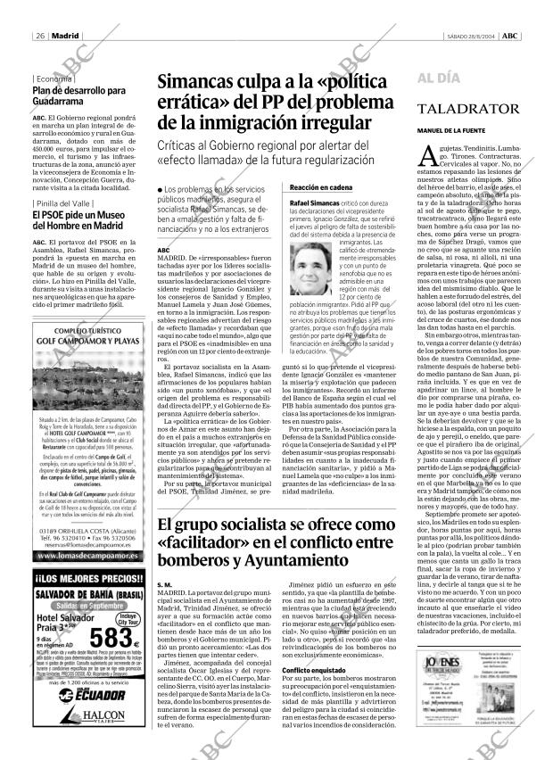 ABC MADRID 28-08-2004 página 26