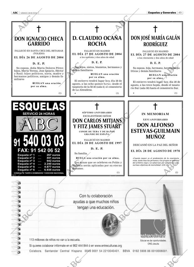 ABC MADRID 28-08-2004 página 49