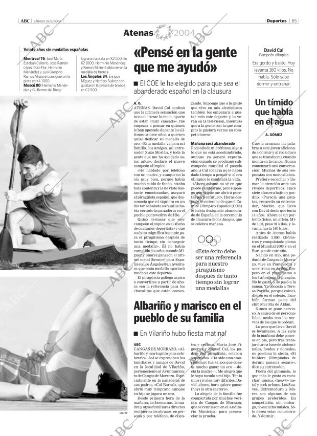 ABC MADRID 28-08-2004 página 65