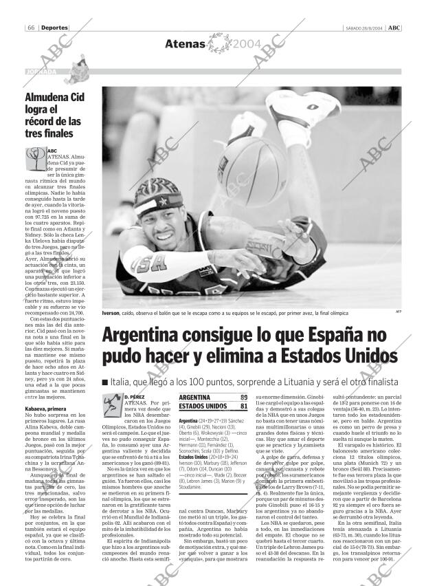 ABC MADRID 28-08-2004 página 66
