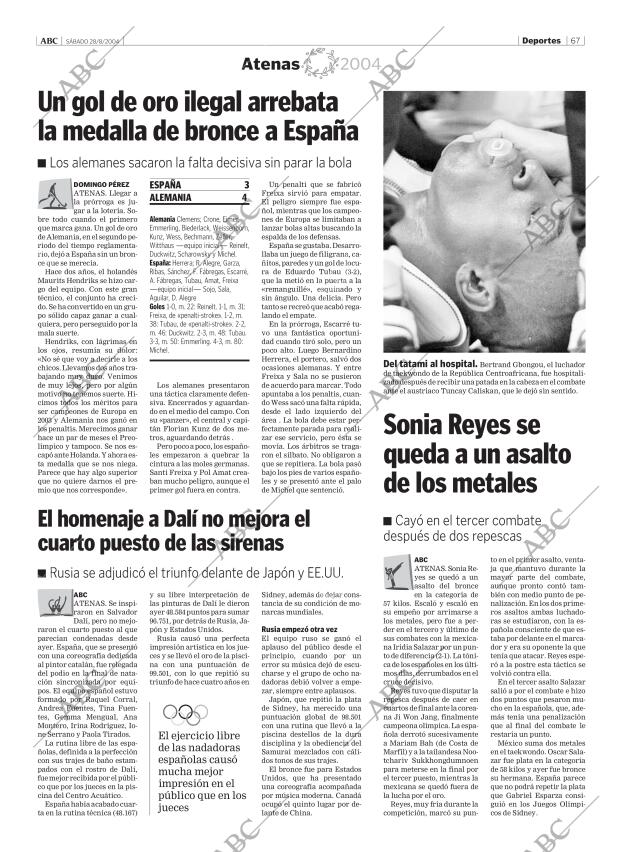 ABC MADRID 28-08-2004 página 67