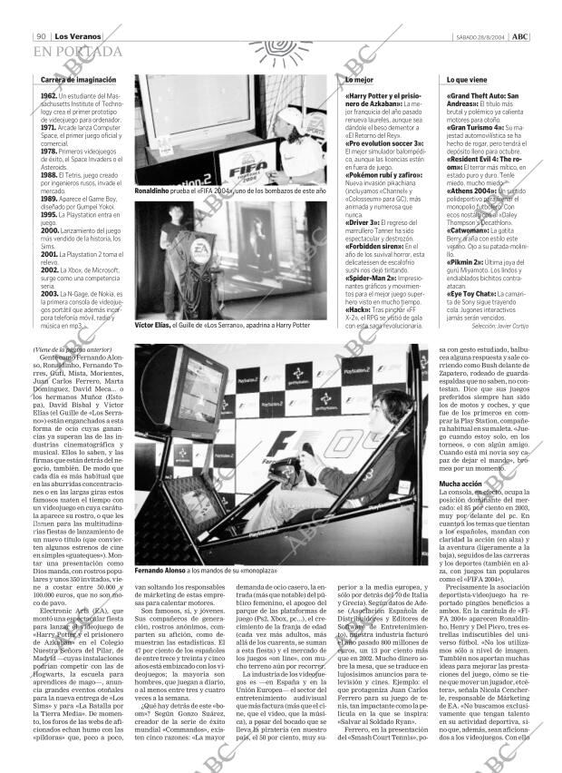 ABC MADRID 28-08-2004 página 90