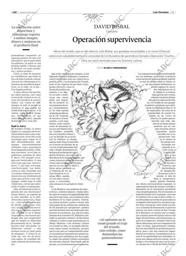 ABC MADRID 28-08-2004 página 91