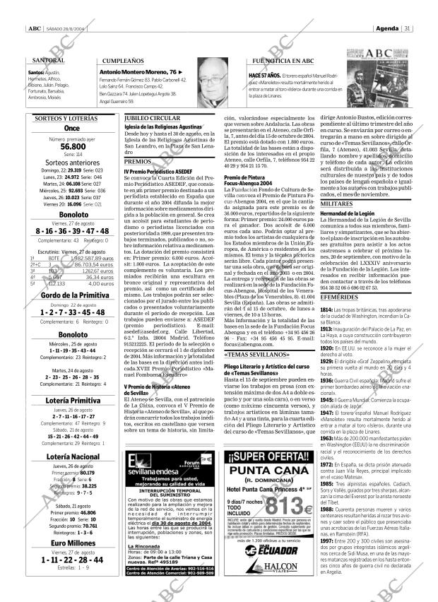 ABC SEVILLA 28-08-2004 página 31