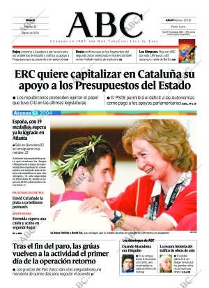 ABC MADRID 29-08-2004 página 1