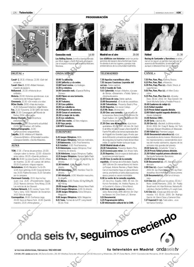 ABC MADRID 29-08-2004 página 126