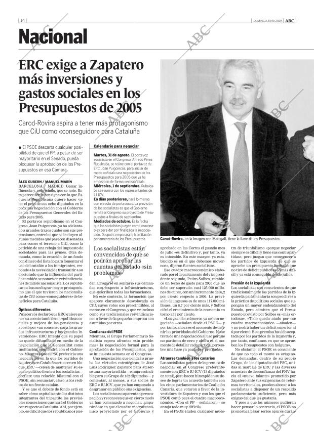 ABC MADRID 29-08-2004 página 14