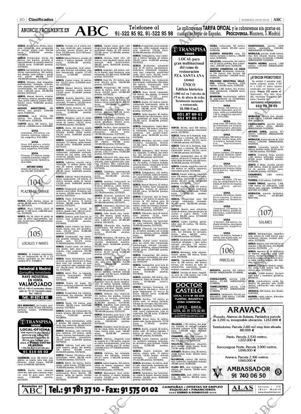 ABC MADRID 29-08-2004 página 80