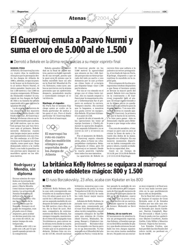 ABC MADRID 29-08-2004 página 98