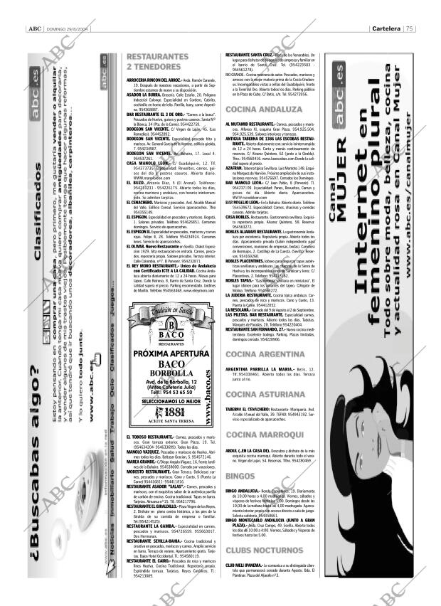ABC SEVILLA 29-08-2004 página 75