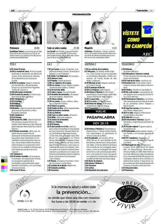 ABC MADRID 30-08-2004 página 111