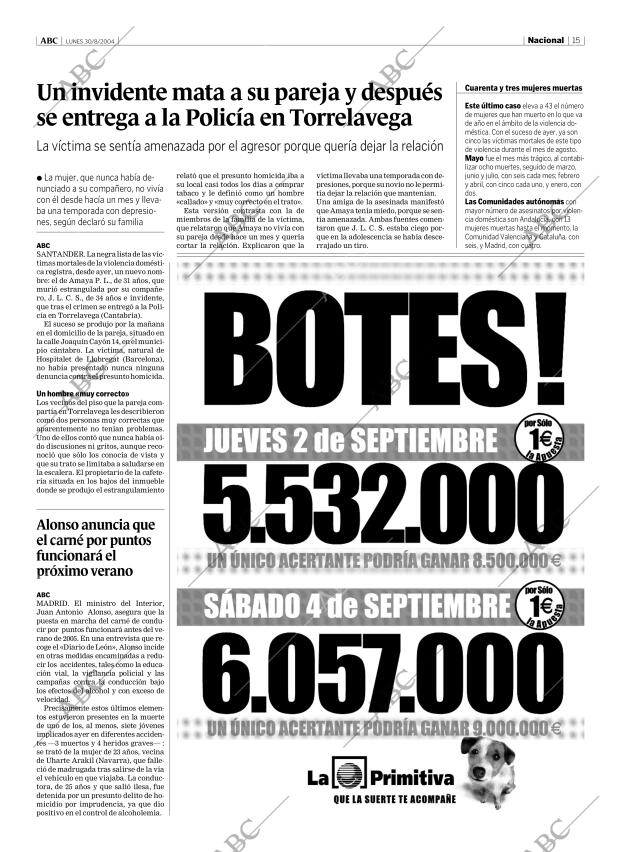 ABC MADRID 30-08-2004 página 15