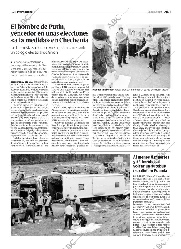 ABC MADRID 30-08-2004 página 22