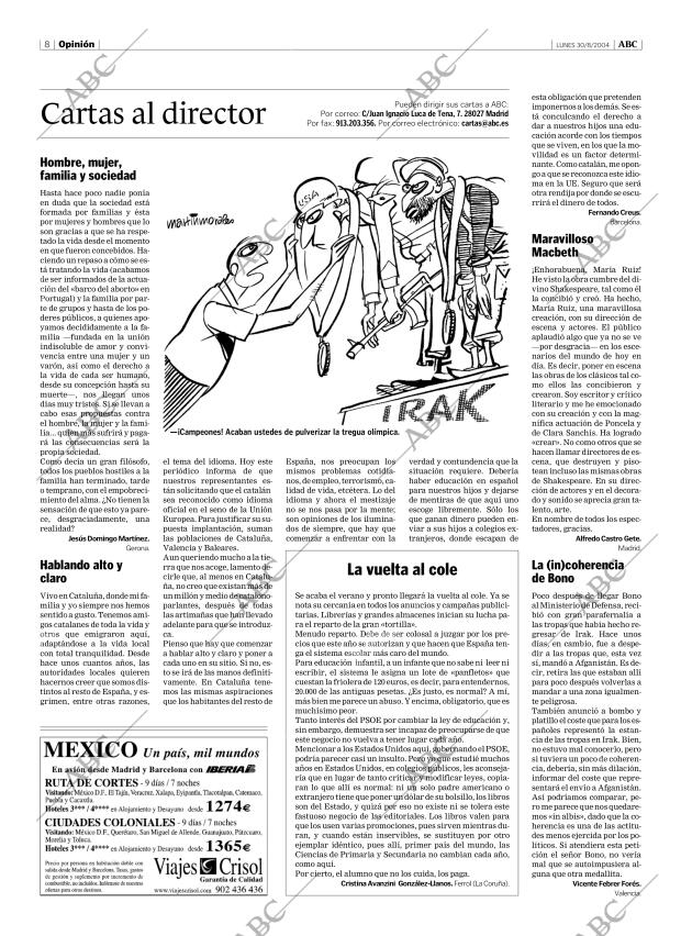 ABC MADRID 30-08-2004 página 8