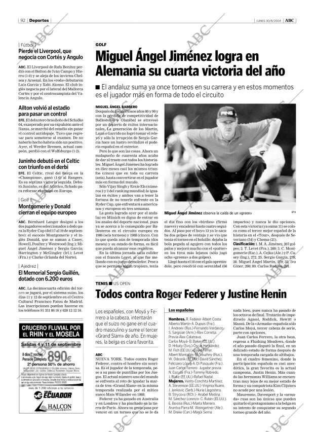 ABC MADRID 30-08-2004 página 92