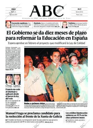 ABC MADRID 31-08-2004 página 1