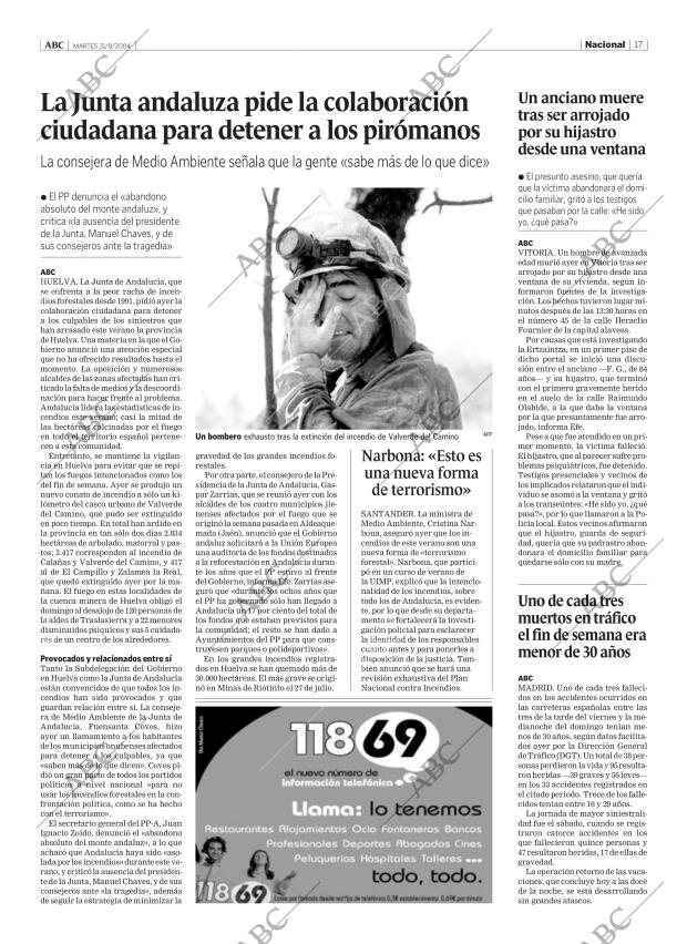 ABC MADRID 31-08-2004 página 17