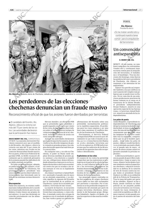 ABC MADRID 31-08-2004 página 23