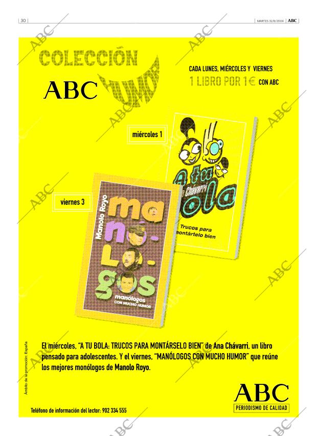 ABC MADRID 31-08-2004 página 30