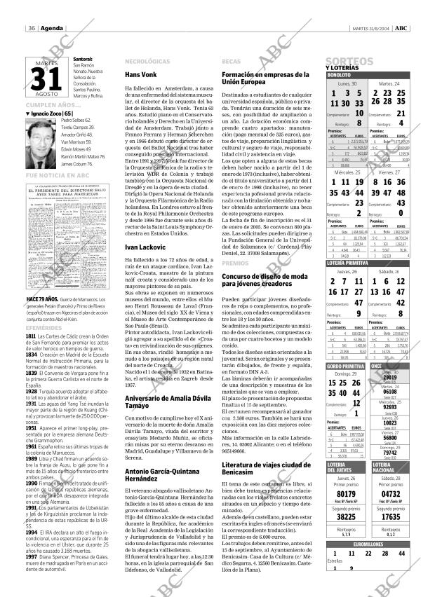 ABC MADRID 31-08-2004 página 36