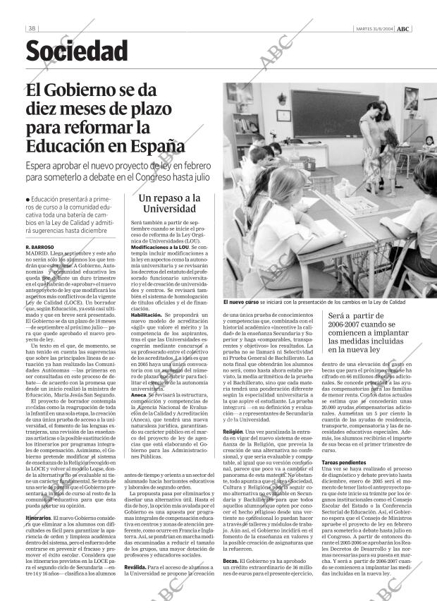 ABC MADRID 31-08-2004 página 38