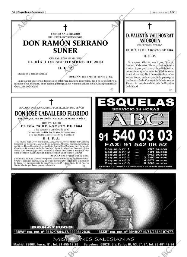 ABC MADRID 31-08-2004 página 54