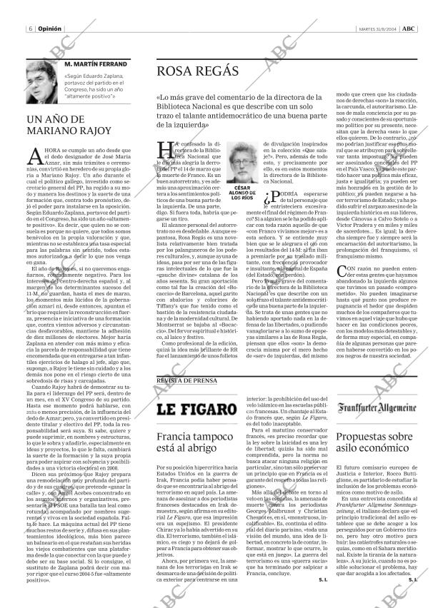 ABC MADRID 31-08-2004 página 6