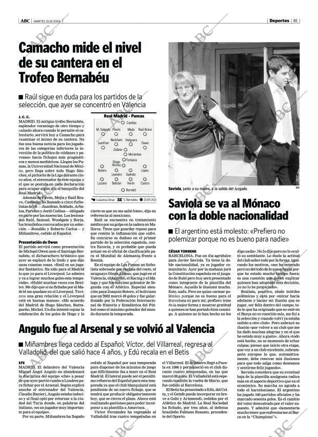 ABC MADRID 31-08-2004 página 81