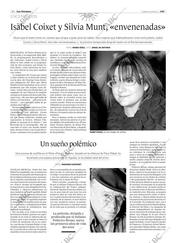 ABC MADRID 31-08-2004 página 90