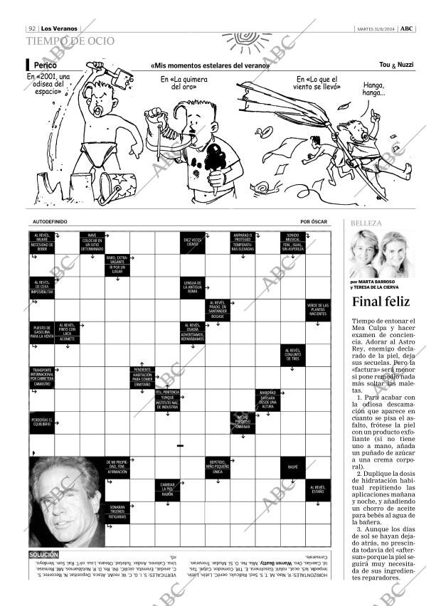 ABC MADRID 31-08-2004 página 92