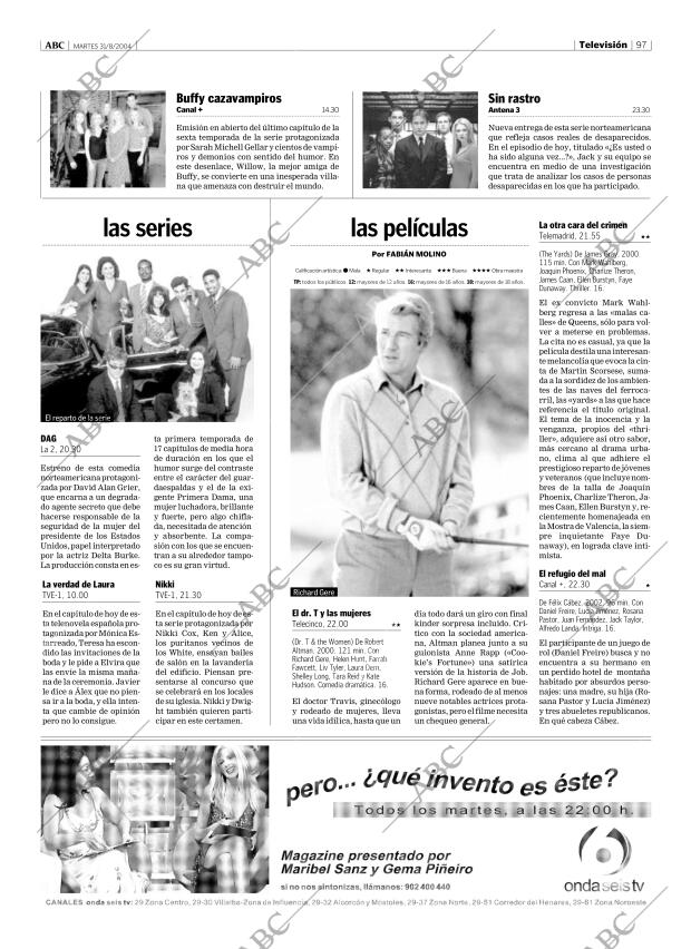 ABC MADRID 31-08-2004 página 97