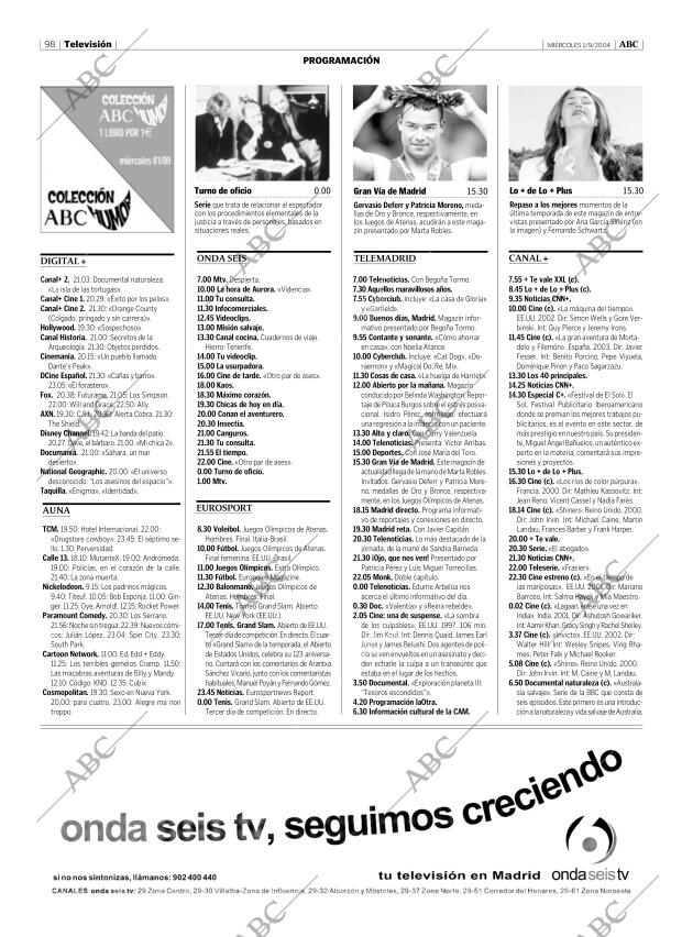ABC MADRID 01-09-2004 página 98