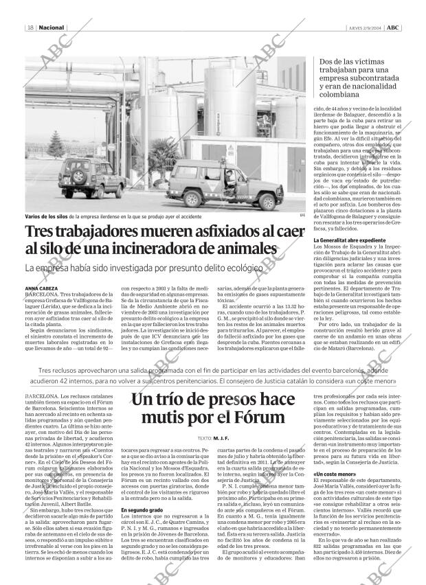 ABC MADRID 02-09-2004 página 18