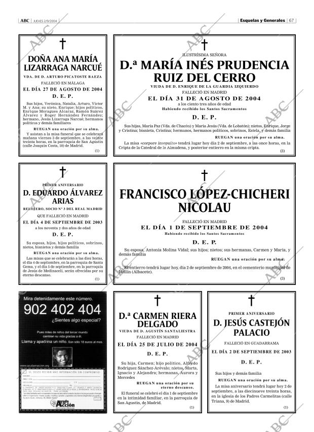 ABC MADRID 02-09-2004 página 67