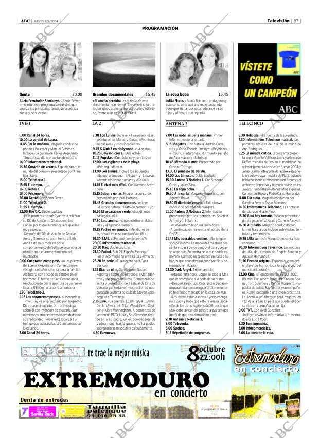ABC SEVILLA 02-09-2004 página 87