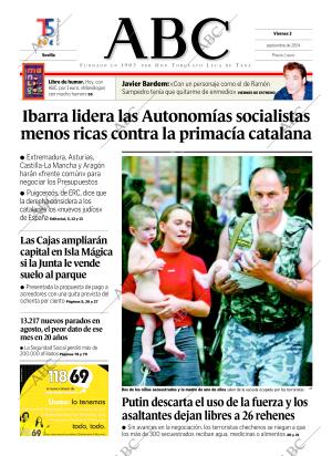 ABC SEVILLA 03-09-2004 página 1